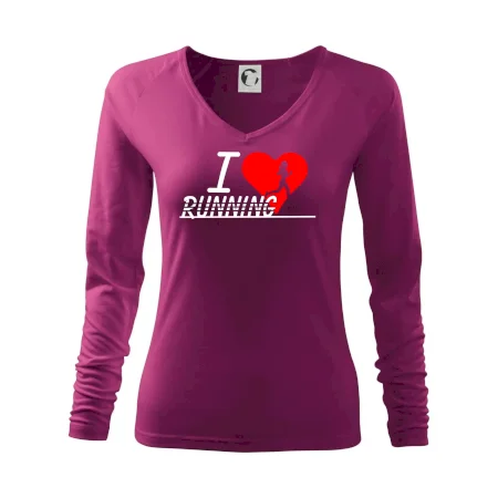 I love running dievča