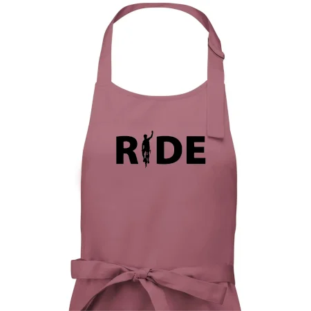 Ride - nápis s cyklistom