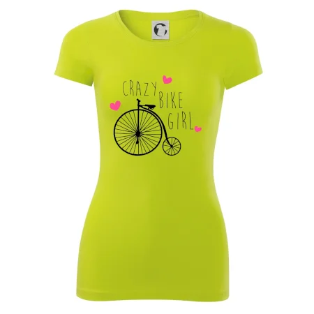 Crazy bike girl