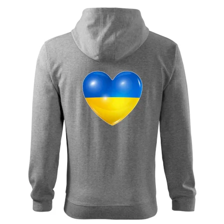 Ukrajina srdce vlajka