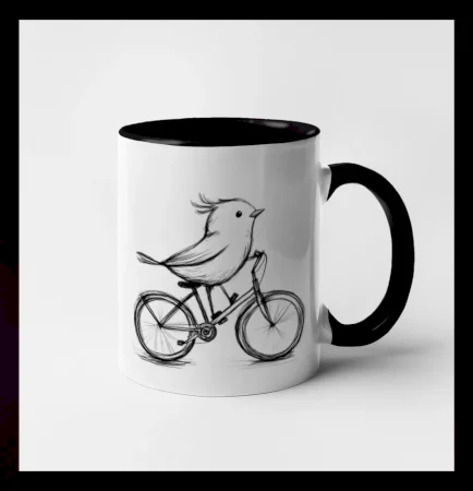 Vtáčik na bicykli