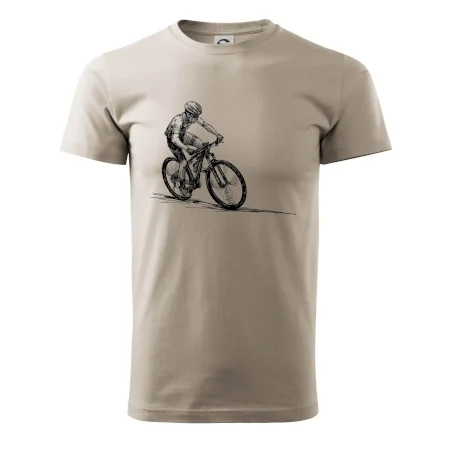 MTB kreslený cyklista