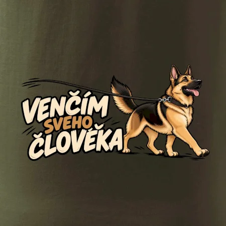 Venčím svého člověka - německý ovčák