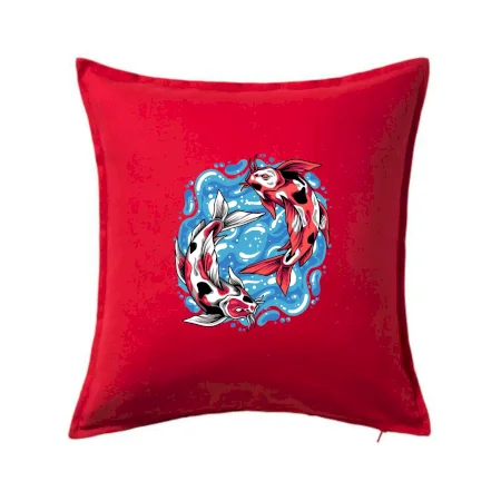 Yin & Yang Koi kapor - červený