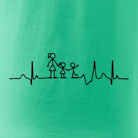 Ekg mamička a dievča + chlapec