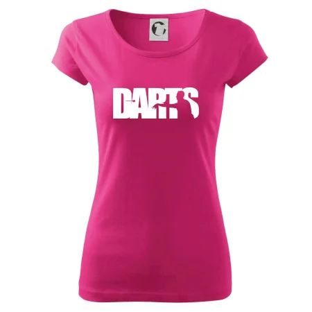 Darts - nápis so šípkarom