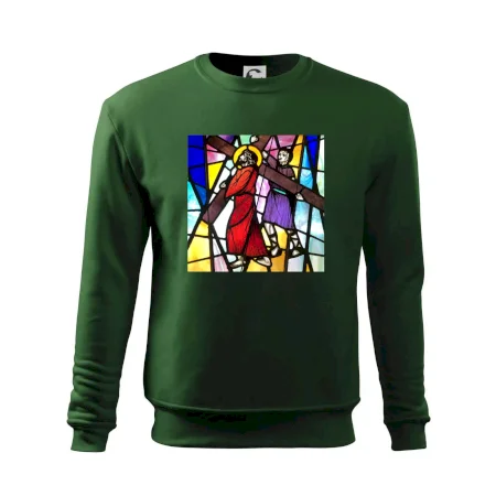 Vitráž - Ježiš a kríž