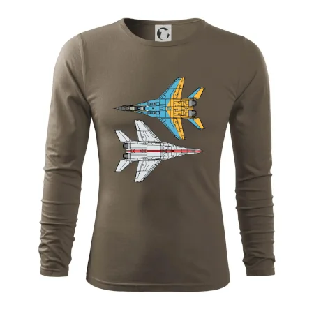 Mig 29 Fulcrum zo spoda a zo shora