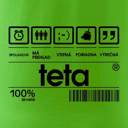 Čiarový kód - teta
