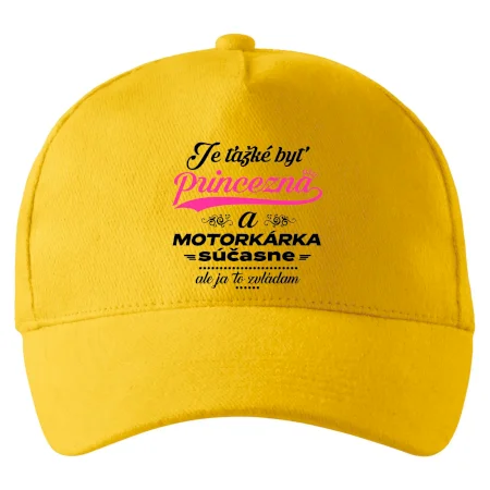 Je ťažké byť princezná motorkárka