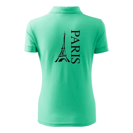 Paris nápis Eiffelovka na výšku