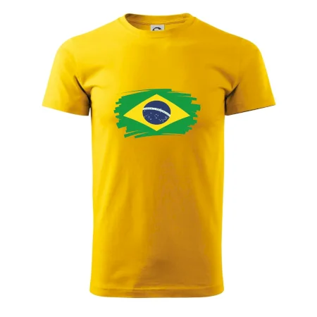 Brazília vlajka štetkou