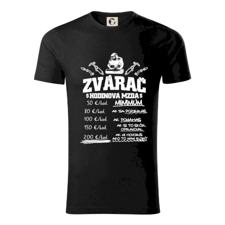 Hodinová mzda zvárač