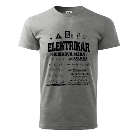 Hodinová mzda elektrikár