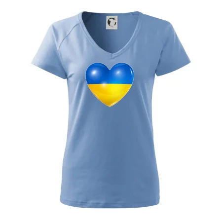 Ukrajina srdce vlajka