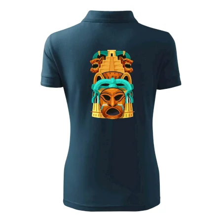 Mayová maska s pyramídou