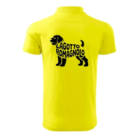 Lagotto romagnolo nápis v tele