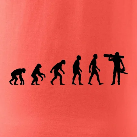 Evolúcia drevorubač - píla a kmeň