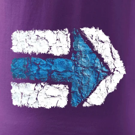 Párová turistická značka modrá