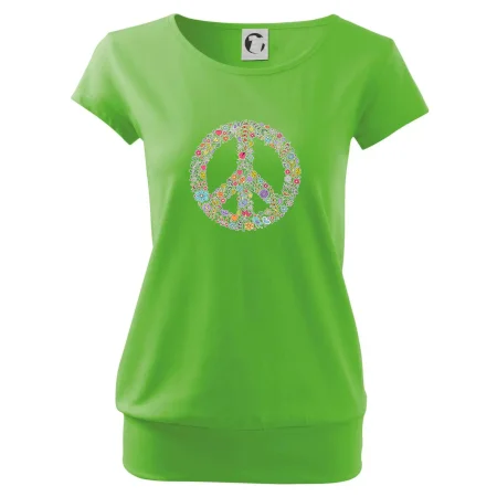 Peace symbol lístočky