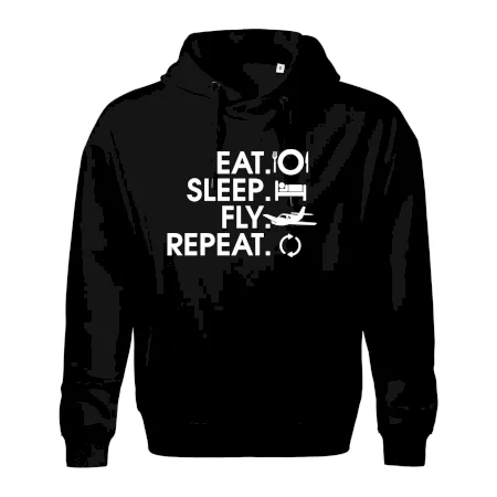 Eat sleep fly repeat