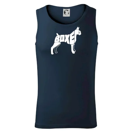Boxer nápis v tele