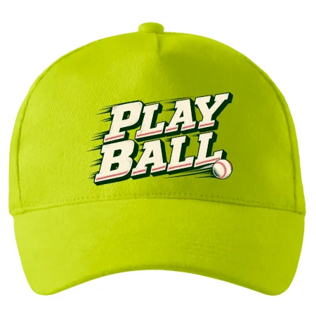 Play ball retro sportovní nápis
