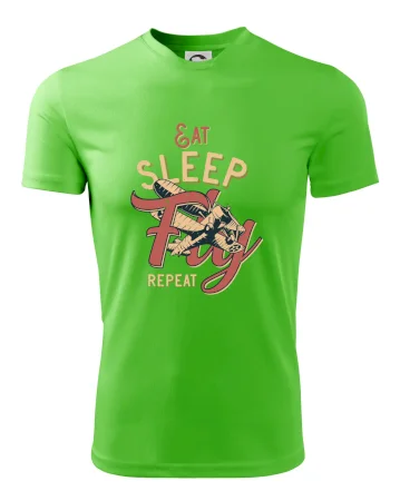 Eat Sleep Fly Repeat letadlo