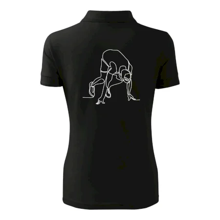 Bežec na štarte jedným ťahom