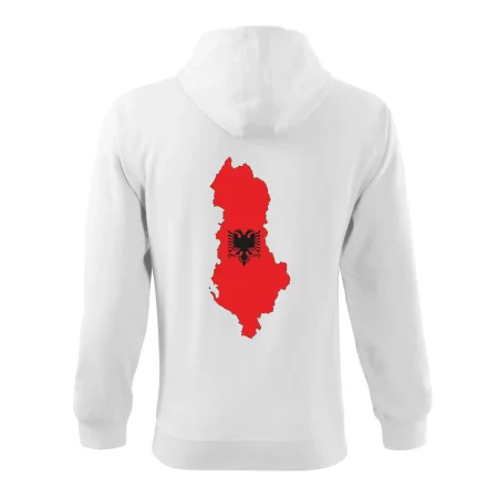 Albánsko mapa a znak