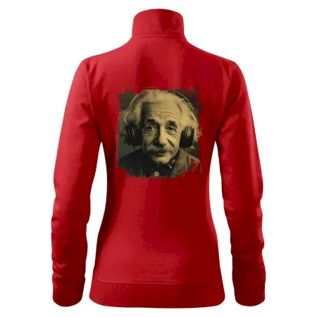 Albert Einstein so slúchadlami