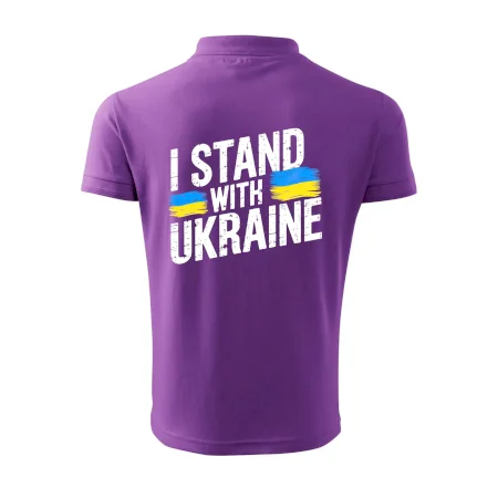 I stand with ukraine tlačiaci nápis