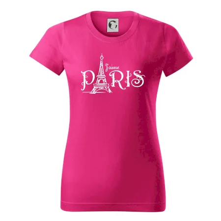 Paris nápis Eiffelovka rovný