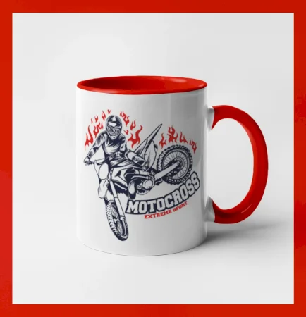 Motocross extreme sport fire