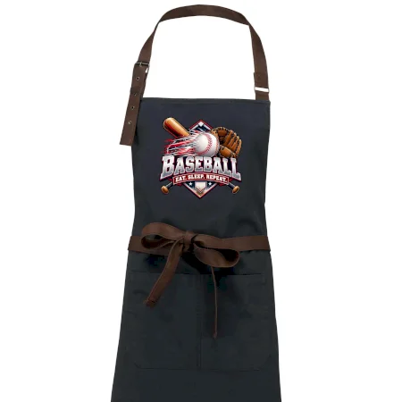 Baseballová pálka s rukavicou eat sleep repeat