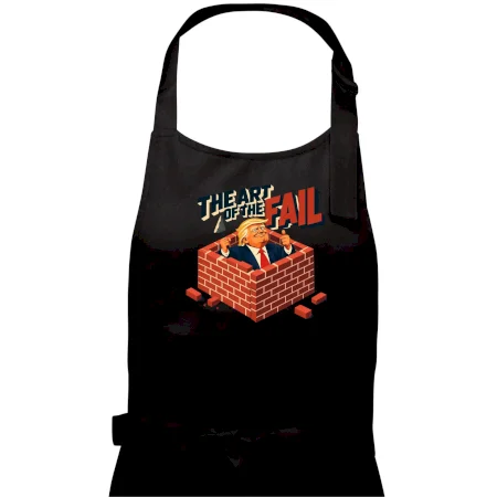 Donald Trump zazděný ve vlastní zdi
