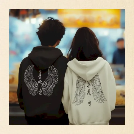 Párova mikina - Jeho anjel , Jej strážca