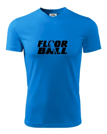 Floorball nápis rovný