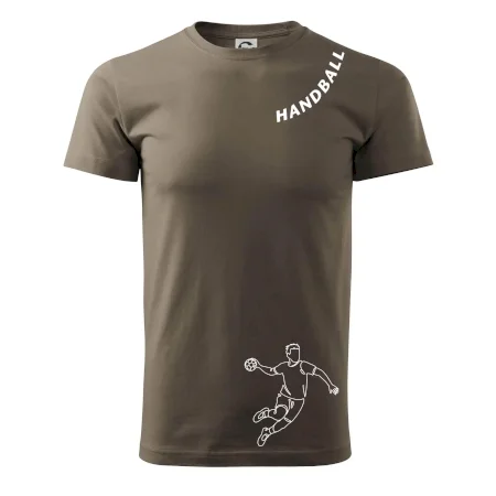 Handball nápis šikmo