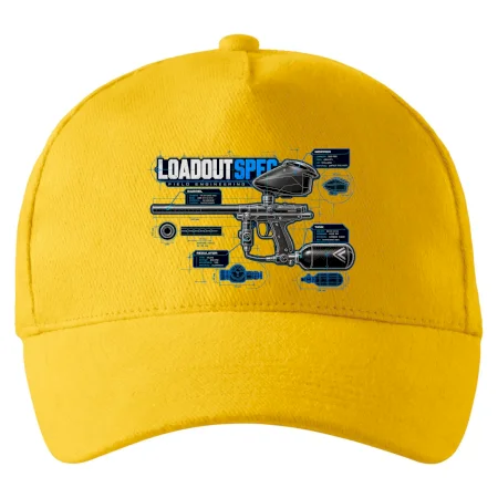 Technický výkres výstroja pre paintball