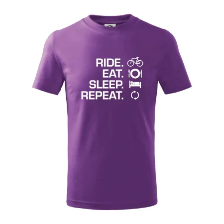 Ride Eat Sleep Repeat bicykel