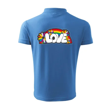 Love s dúhou v pozadí