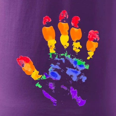 LGBT hand print