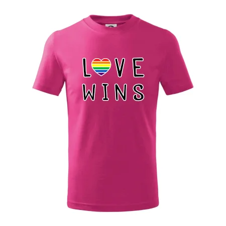 Love wins nápis