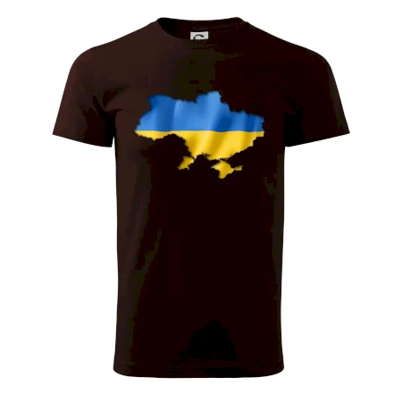 Ukrajina vlajka mapa