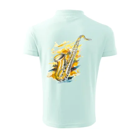 Saxofón maľovaný