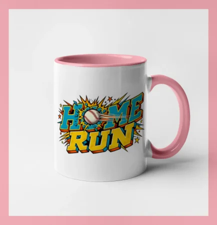 Home run komiksový nápis