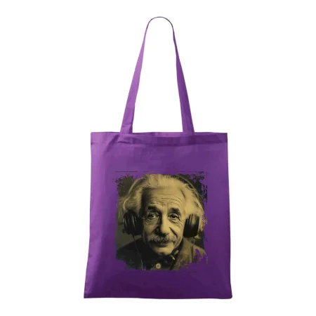 Albert Einstein so slúchadlami
