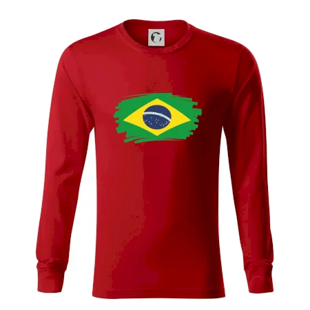Brazília vlajka štetkou