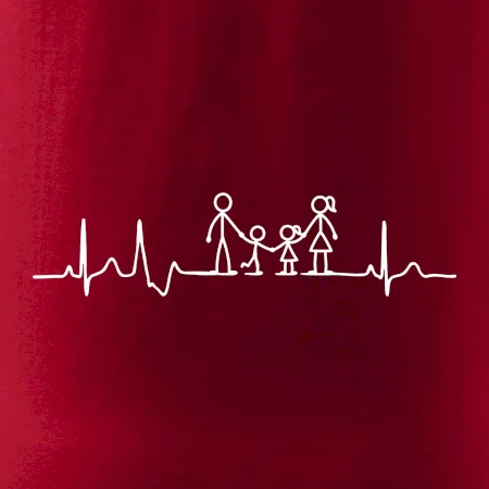 EKG rodina a dievča a chlapec